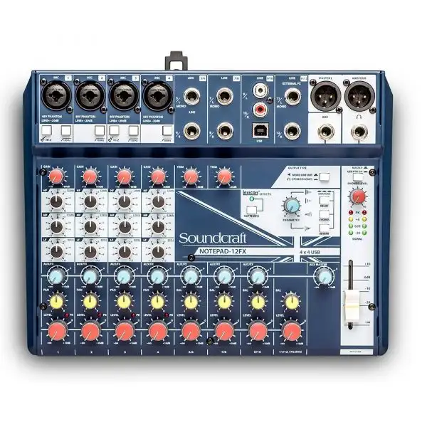 Hot Sale β¨ Soundcraft Notepad-12FX Small Format Analog Mixer With USB π€© 3 Hot Sale β¨ Soundcraft Notepad-12FX Small Format Analog Mixer With USB π€©